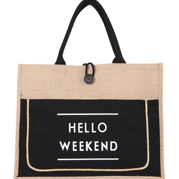 Handbags - #06 Hello Weekend Tote Bag- Last One✨